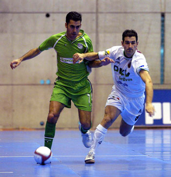 Andreu vs Raul Izquierdo (Photo courtesy: LNFS)