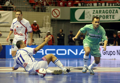 Brazilian trio: Alemao, Serpa and Marquinho (Photo courtesy: Angel Perez - LNFS)