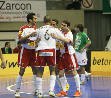 Pc, Fernando, Jordi Gay and Kel: the Martorell*s comeback! (Photo courtesy: Angel Perez - LNFS)