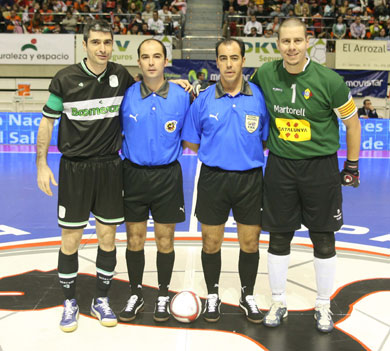 Julio, Pe�a Gomez, Pe�a Diaz and Leandro (Photo courtesy: Angel Perez - LNFS)