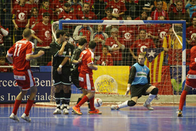 Martorell could not beat Luis Amado... (Photo courtesy: Angel Perez - LNFS)