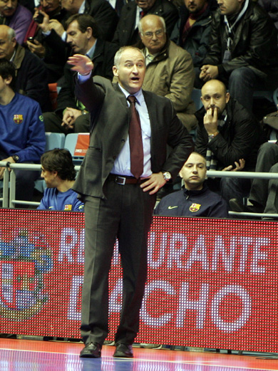 Marc Carmona leading his guys (Photo courtesy: Rub�n de Pedro - LNFS)