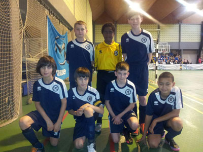 Jack Hall, Terry Stephenson, Joe McCluskey (front) Ollie Hunter, Josh Davies, Owen Wright, Glory Thomas (Photo courtesy: Middlesbrough Futsal Club)