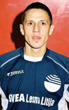 Primoz Zorc, hero of the match for Svea Lesna Litija (Photo courtesy: http://www.narava-b.si/kmnlesna)