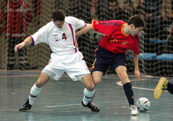 Spain vs Russia (Photo courtesy LNFS)