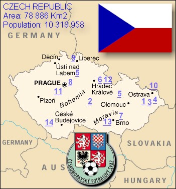 Czech Futsal Map